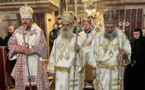 Le métropolite Nestor a célébré la Divine Liturgie dans la grotte du Tombeau du Christ à Jérusalem