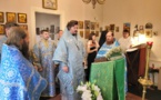 À l'occasion de l'anniversaire de son sacre épiscopal, le Métropolite Nestor a célébré la Liturgie à la chapelle du Saint-Esprit à Clamart