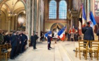 Les clercs et la chorale de la cathédrale de la Sainte Trinité ont participé à un office commémoratif à l'église Saint-Germain-des-Prés à Paris