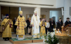 Le Président de DREE et l'Exarque de l'Europe occidentale ont célébré la Divine Liturgie en la cathédrale de la Sainte-Trinité à Paris