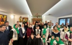 Mgr Pierre, évêque de Caffa, a célébré la Divine Liturgie en la paroisse du saint Païssios de Neamt à Paris