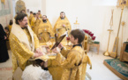 Le métropolite Nestor a célébré la Divine Liturgie et l'ordination diaconale en la cathédrale de la Sainte Trinité à Paris