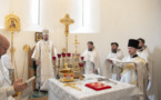 Le Samedi Saint: Mgr Nestor a célébré la Divine Liturgie en la cathédrale de la Sainte Trinité à Paris