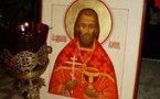 Bruxelles: Un prêtre du diocèse russe en Belgique bénit l’icône de son arrière-grand-père martyr