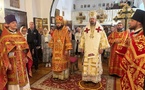 Le métropolite Antoine et le métropolite Nestor ont célébré la Liturgie en l'église Saint-Nicolas à Rome