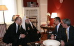 Le patriarche Alexis s'est rendu à l'ambassade de Grèce à Moscou