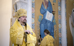 L'Exarque patriarcal a célébré la Divine Liturgie en la cathédrale de la Sainte Trinité à Paris