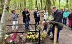 Une litie fut célébrée sur le lieu de sépulture restauré de soldats soviétiques en Alsace