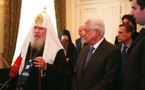 Le patriarche Alexis a reçu Mahmoud Abbas