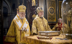 Les métropolites Jean et Marc ont célébré la Liturgie en la cathédrale Saint-Alexandre-Nevsky à Paris