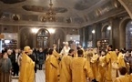 Monseigneur Marc a célébré la Liturgie en la cathédrale de la Nativité du Christ à Riazan