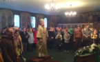 Mgr Nestor a présidé la Liturgie du dimanche des Rameaux à l'église Trois-Saints-Docteurs à Paris