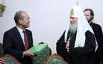Le patriarche Alexis a reçu le directeur général de l'UNESCO