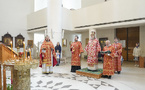 Fête de saint Georges: Monseigneur Marc a célébré la Liturgie en la cathédrale de la Sainte Trinité
