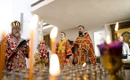 Le métropolite Marc a célébré la Liturgie en la cathédrale de la Sainte Trinité à Paris
