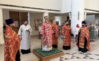 Le chef de l'Exarchat d'Europe occidentale a célébré l'office dominical vespéral en la cathédrale de la Sainte Trinité à Paris