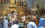 La fête de l’Ascension de notre Seigneur, l’évêque Nestor célébra la Divine Liturgie en la cathédrale Saint-Nicolas, à Nice