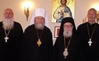 Le métropolite Hilarion d'Amérique orientale a rencontré l'archevêque Dimitri (patriarcat de Constaninople)