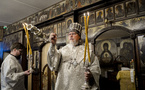 La fête de saint Tikhon, évêque de Zadonsk, a été solennellement célébré en l'église cathédrale des Trois-Saints-Hiérarques à Paris