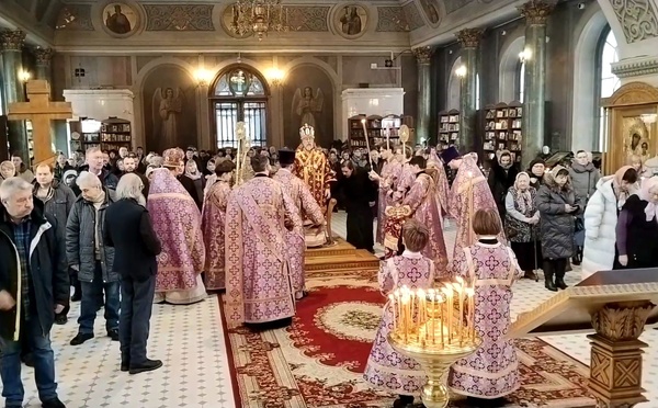 Le métropolite Marc a célébré la Divine Liturgie en la cathédrale de la Nativité du Christ à Ryazan
