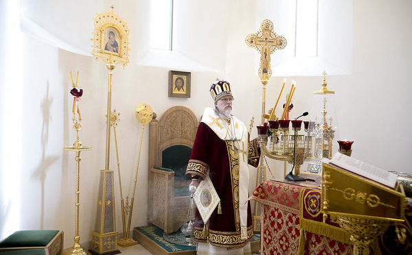 L'Exarque patriarcal a célébré les Grandes vêpres pascales en la cathédrale de la Sainte Trinité
