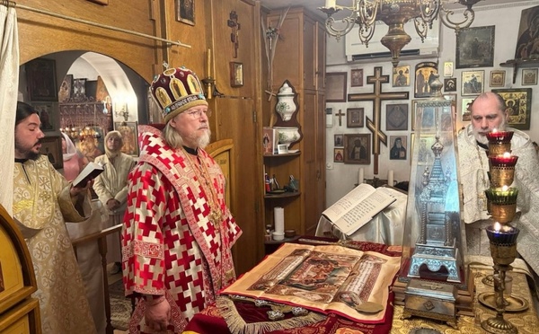 Monseigneur Marc s'est rendu en visite archipastorale à la paroisse alsacienne Saint-Nicolas de Saint-Louis