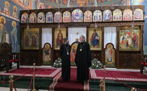 Son Éminence Marc a rencontré l'évêque de l'Église orthodoxe roumaine en Espagne