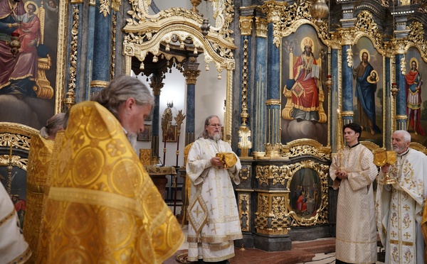 Fête de saint roi Étienne de Hongrie: Mgr Marc a célébré la Liturgie à Budapest